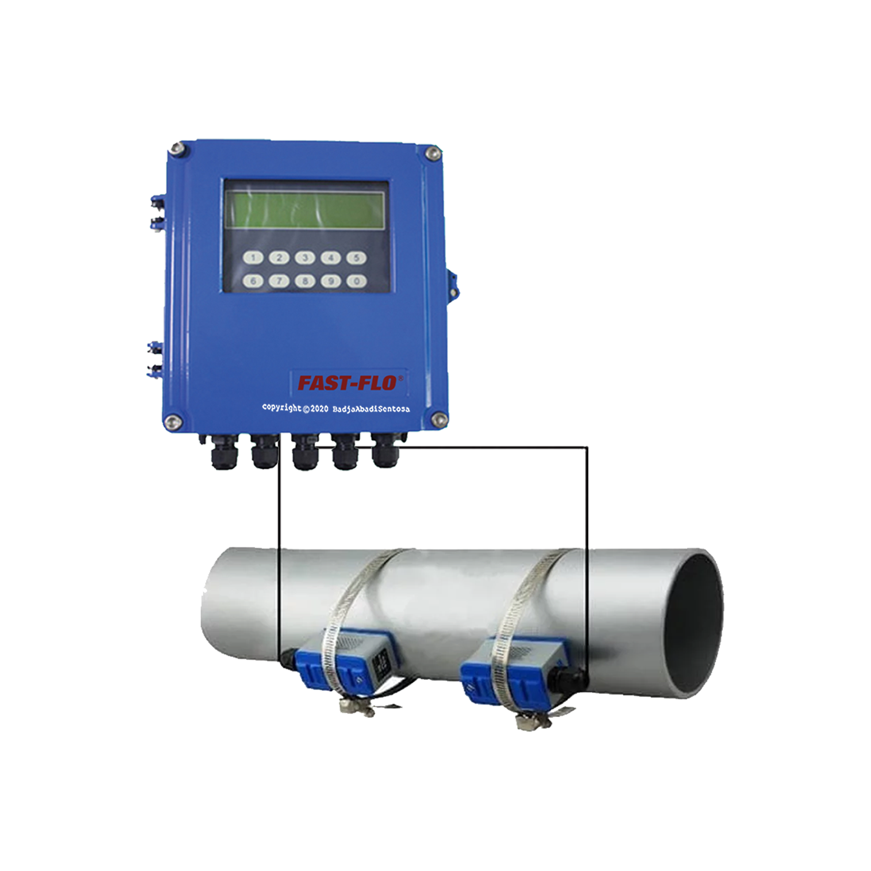 Fast Flo - Flow Meter - Meteran Air Ultrasonic